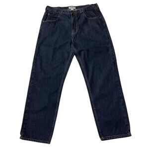 Duke Jeans Men Size 34M Black Denim Authentic Fit Superior Quality Cotton Blend